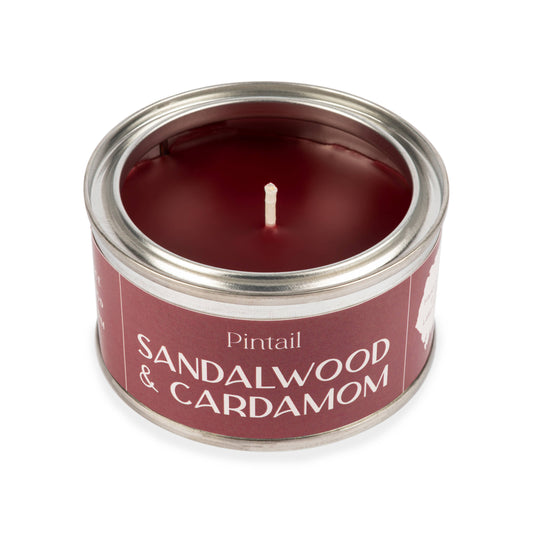 Sandalwood and Cardamom Paint Pot Candles | Small Candles
