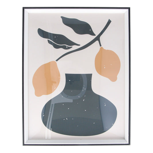 Lemon Vase Framed Print