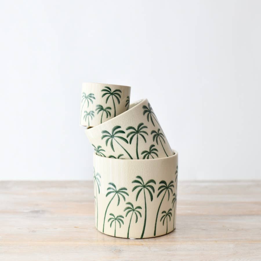 Palm Tree Plant Medium Planter