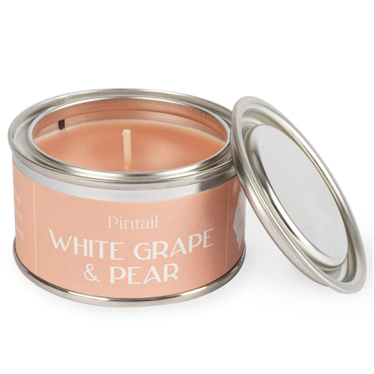 White Grape and Pear Paint Pot Candles | Small Candles