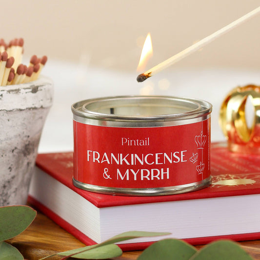 Frankincense & Myrrh Paint Pot Candle