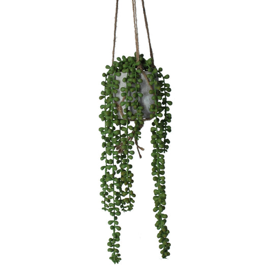 Faux String Of Pearls Hanging Plant
