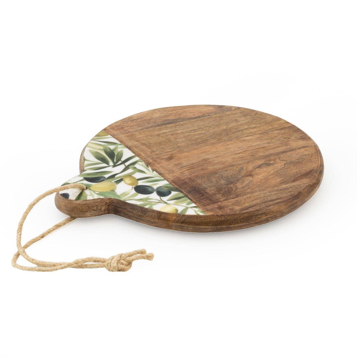 Handcrafted Olive Patterned Mango Wood chopping Board