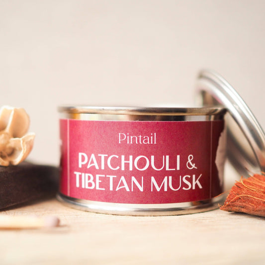 Patchouli and Tibetan Musk Pintail Candle