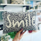 White Leather Smile Cushion