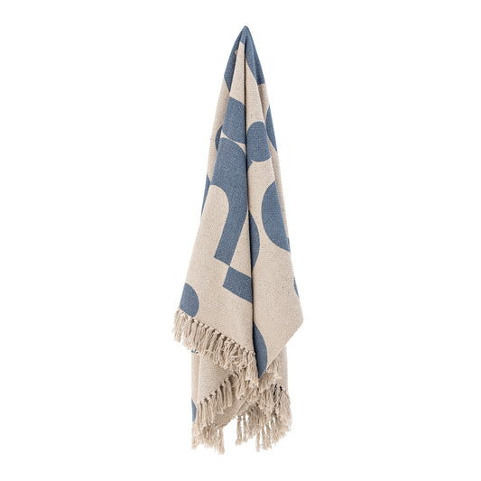 Blue patterned Agno Throw