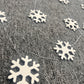 Leather Snowflake Bunting