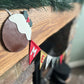 Merry Christmas Bunting With Puddings