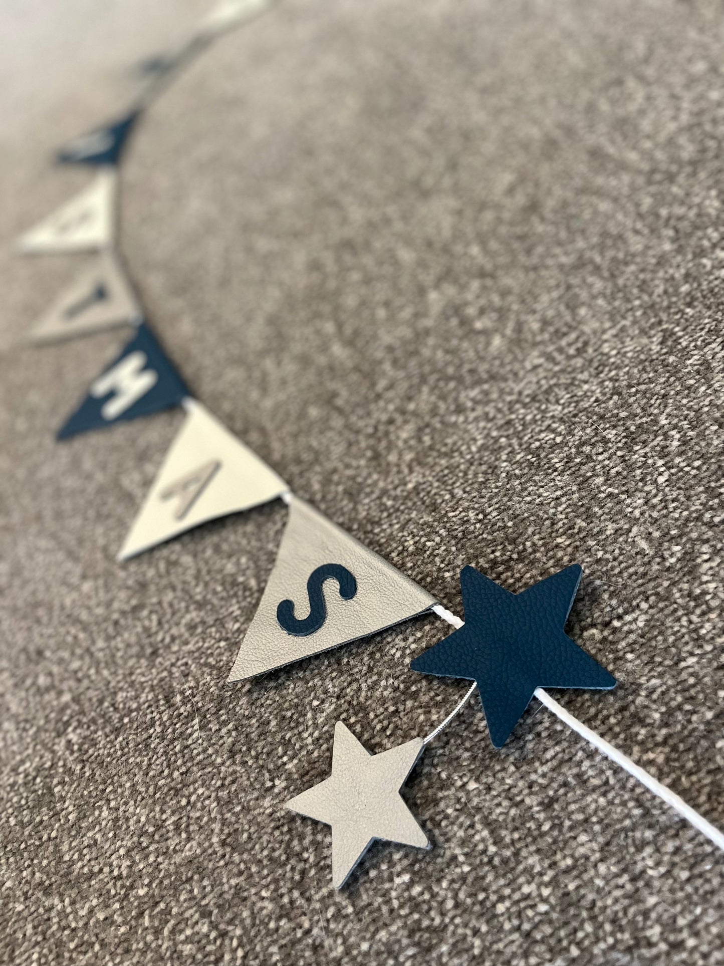 Merry Christmas Bunting With Stars