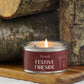 Festive Fireside Paint Pot Candle