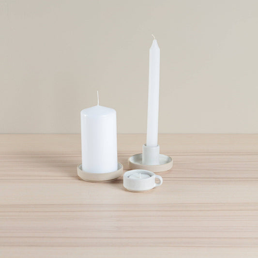 Organics Tealight Holder  - Oatmeal