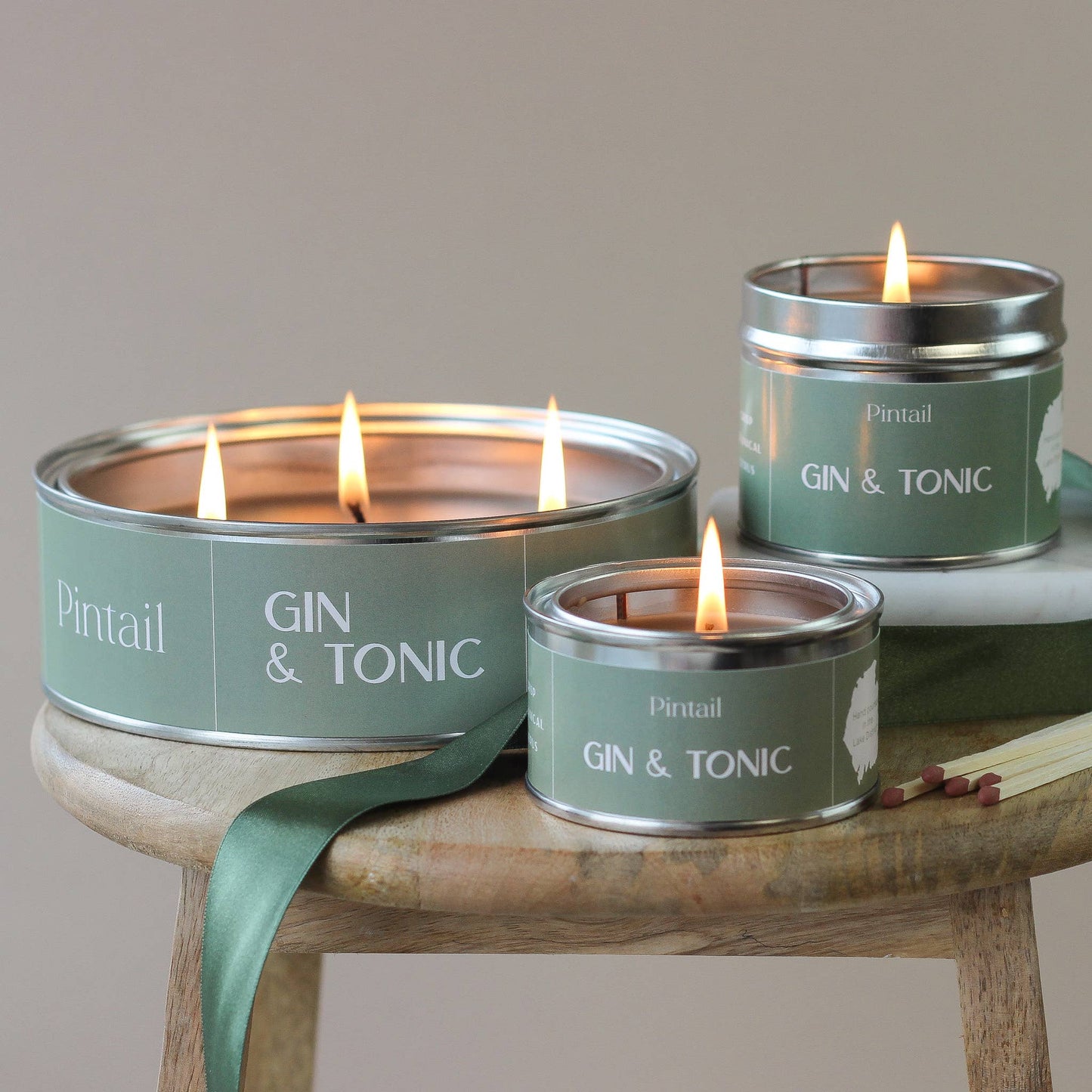 Gin and Tonic Pintail Paint Pot Candle