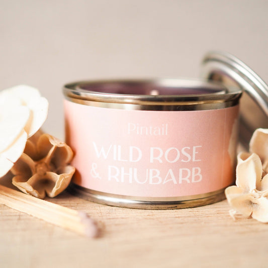 Wild Rose and Rhubarb Pintail Candle