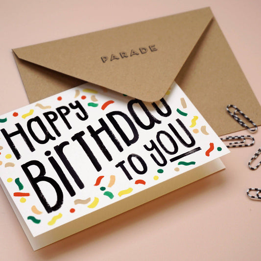 Happy Birthday To You Card