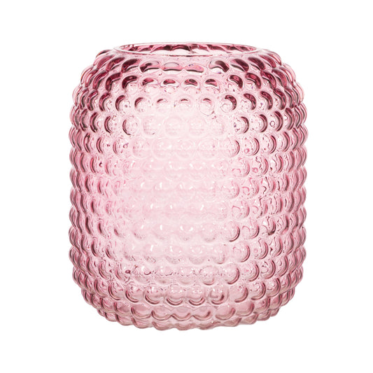 Pink Bobble Glass Vase