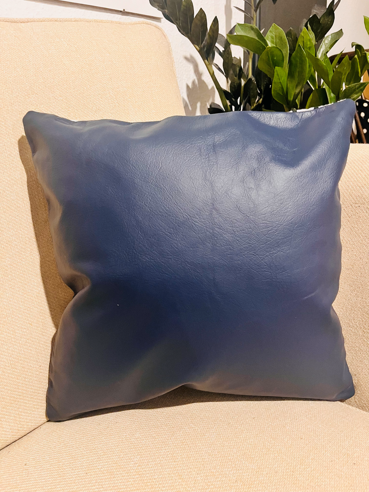 Navy Blue V Cushion