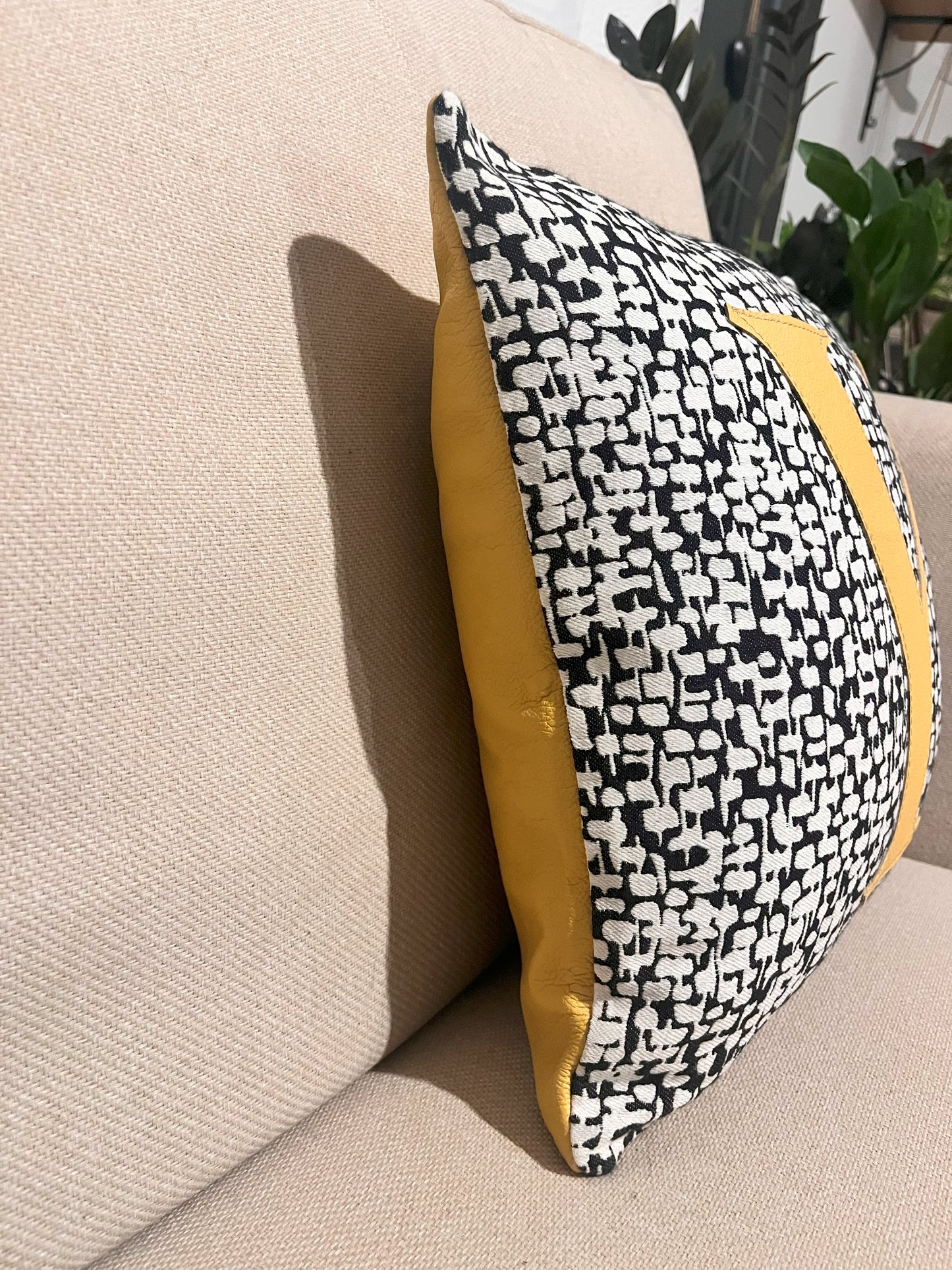 Mustard Y Cushion